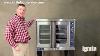 Duke 5/9-E3V-59-BS Commercial Half-Size Electric Convection Oven With Base Stand