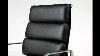 2010 Herman Miller Eames Aluminum Group Soft Pad Management Desk Chair Leather