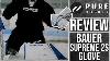 New Bauer Supreme 2S Pro Stock Niagara Purple Eagles Hockey Goalie Glove Catcher