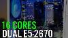 Lot of 2 Intel Xeon E5-2670 2.6GHz Eight Core SR0KX Processors.